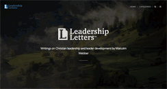 Desktop Screenshot of leadershipletters.com